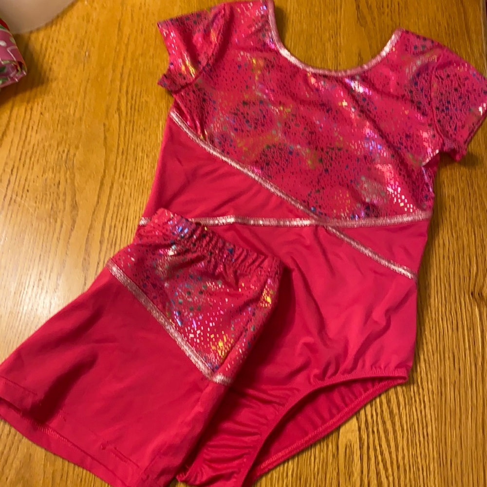 Danskin Now Leotard with shorts